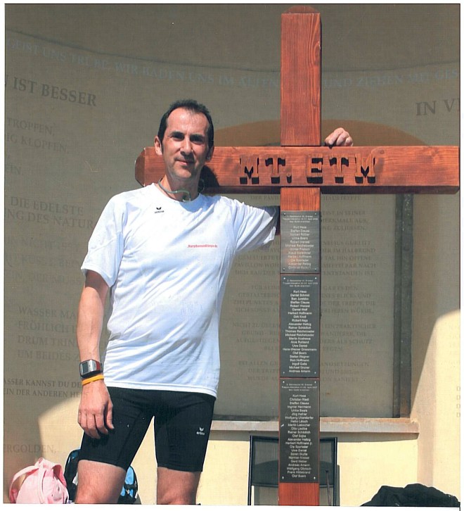 Gipfelkreuz Spitzweg-Treppe Radebeul