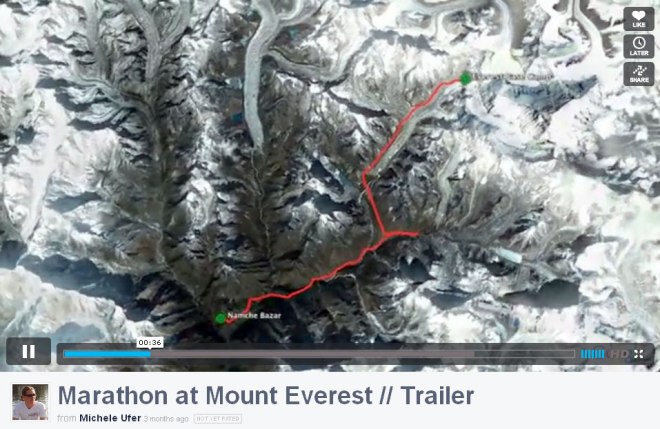 (Klicken, um den Film von Michele Ufer auf VIMEO zu sehen) Everest